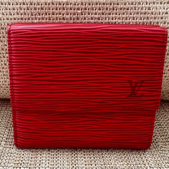 Louis Vuitton Red Epi Leather Wallet - Picture 1 of 4